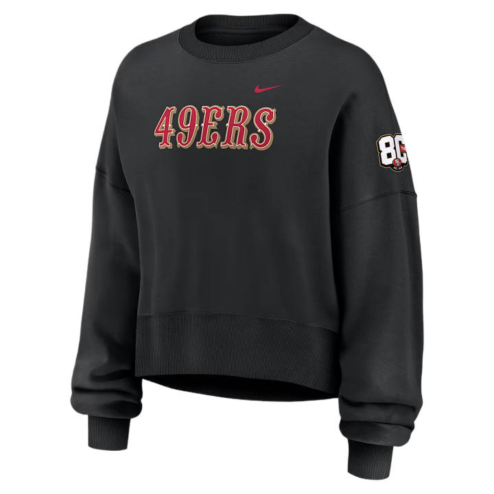 Nike Nike NFL Sweatshirts Women's Black Crew Neck Moderate