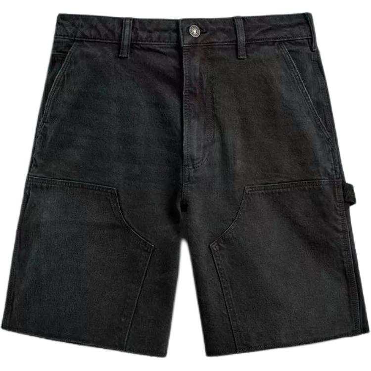 ZARA Casual Shorts Men's Black Moderate