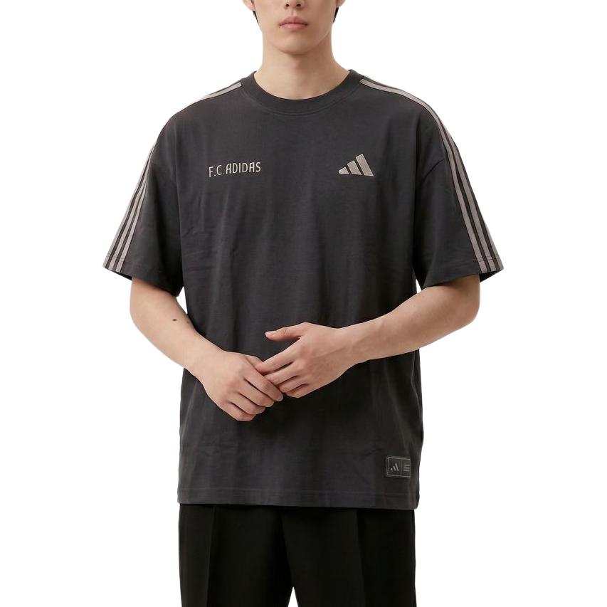 Adidas Adidas T Shirts Men's Black Crew Neck Moderate