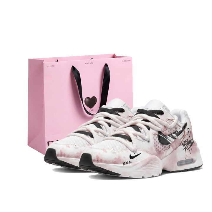 Nike Nike Air Max Fusion Running Shoes Women's Low Top White Pink