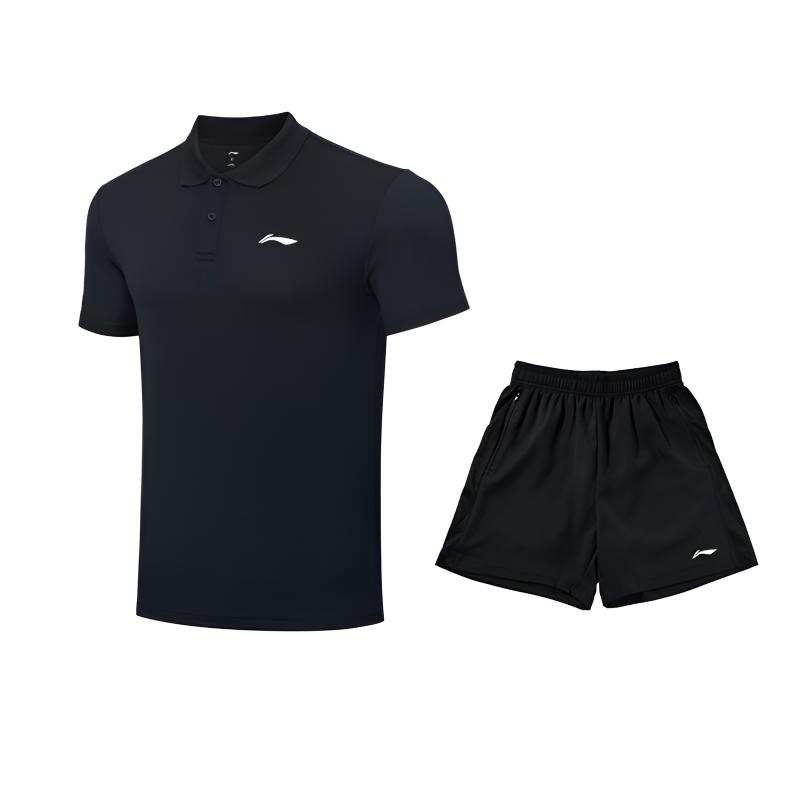 Li-Ning Li Ning Casual Sportswear Men's Polo Collar Moderate