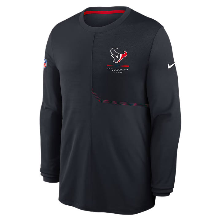 Nike Nike Dri Fit Sweatshirts Men's Marine Blue Crew Neck Moderate