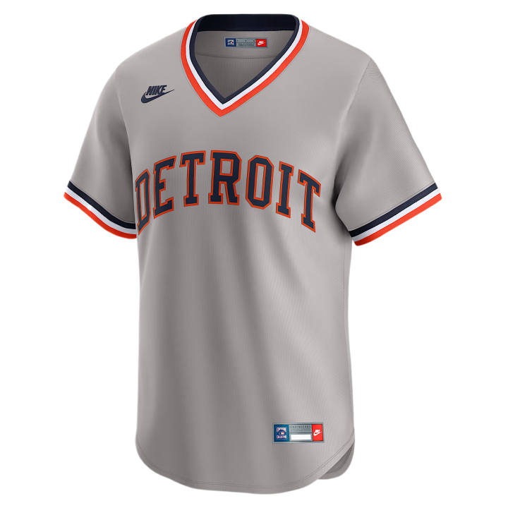 Nike Nike X MLB Baseball Jerseys Men's Gray V Neck Moderate
