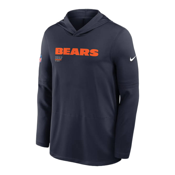 Nike Nike Sweatshirts Men's Marine Blue Hooded Non Detachable Moderate Straight Fit
