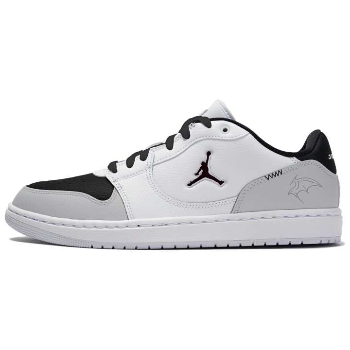 Jordan Jordan COURT CONNECT Skateboard Shoes Unisex Low Top White/Black/Gray