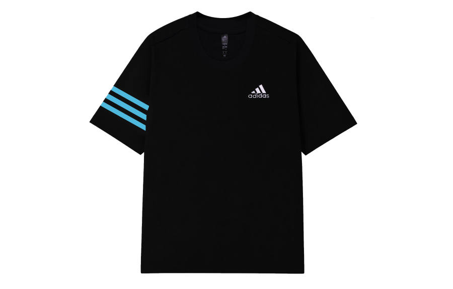 Adidas Adidas MUST HAVES T Shirts Unisex Black Crew Neck Moderate Straight Fit