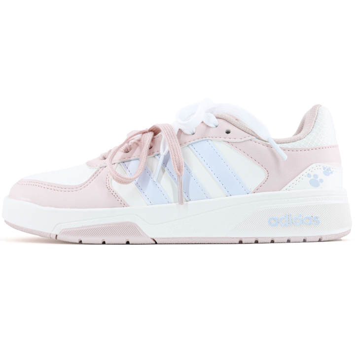 Adidas Adidas COURTBEAT Skateboard Shoes Unisex Low Top Light Blue/Light Pink