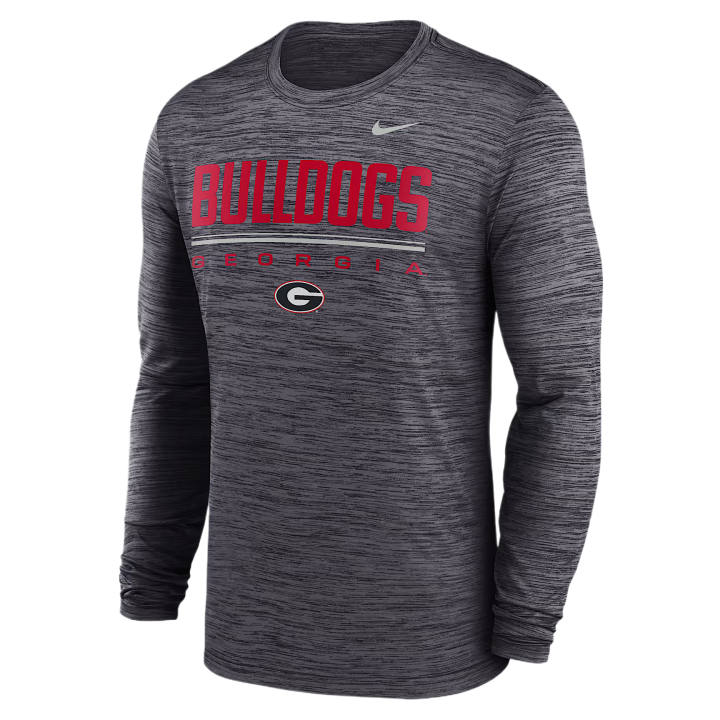 Nike Nike Georgia T Shirts Men's Black Crew Neck Moderate