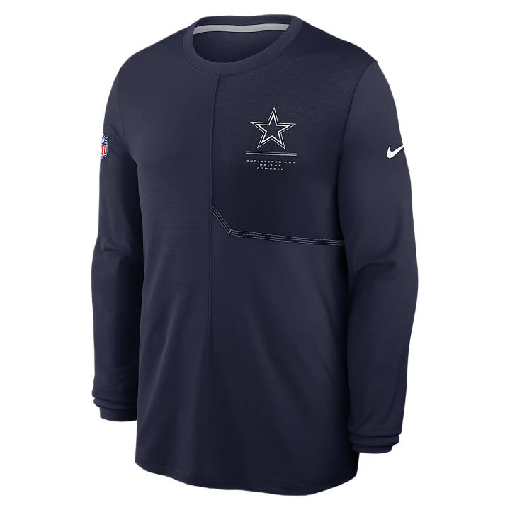 Nike Nike Dri Fit Sweatshirts Men's Marine Blue Crew Neck Moderate