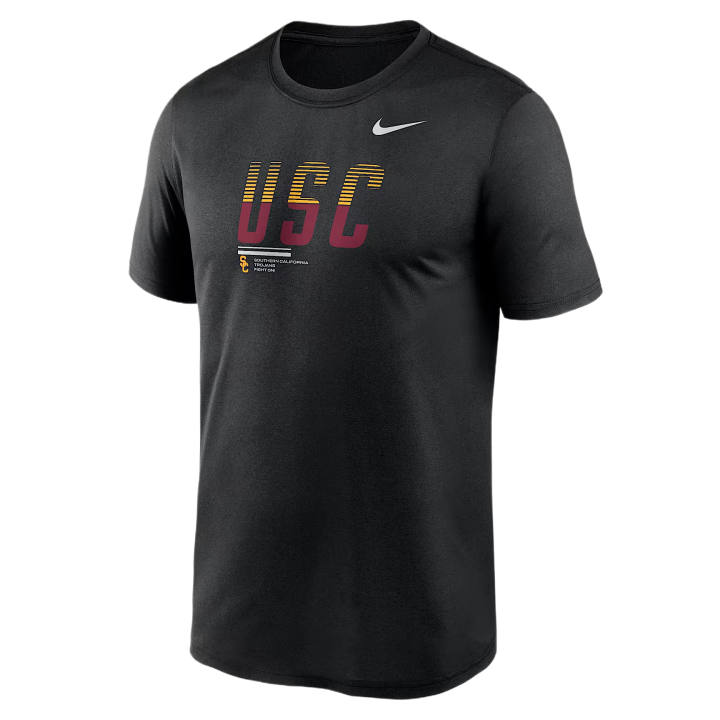 Nike Nike Dri Fit College T Shirts Men's Black Crew Neck