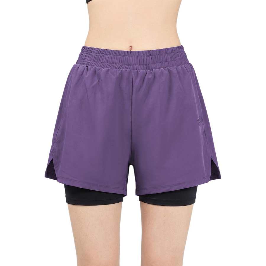 Barbie Sports Shorts Women's Purple Thin
