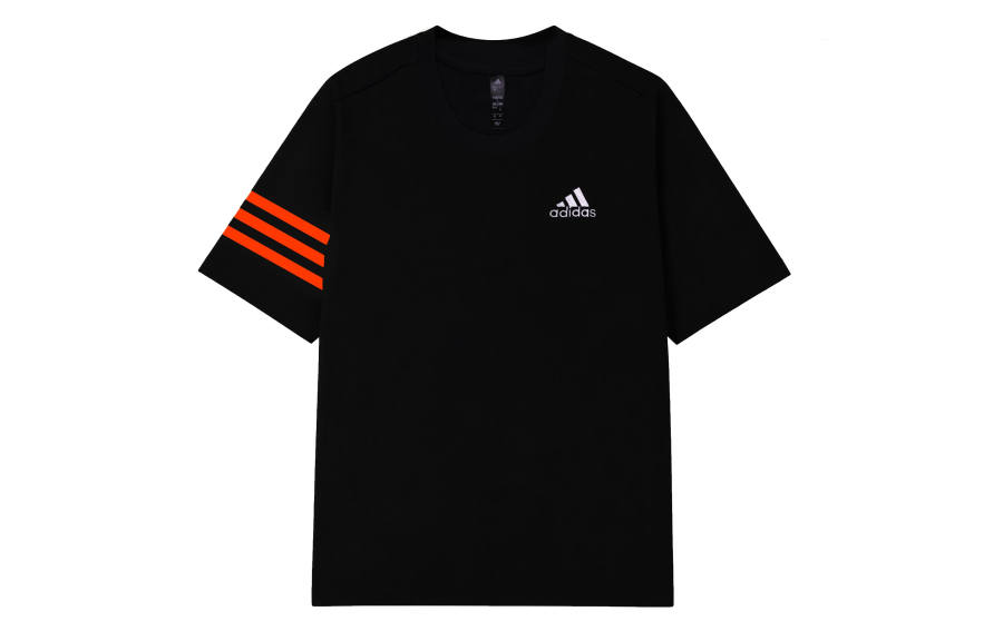 Adidas Adidas MUST HAVES T Shirts Unisex Black Crew Neck Moderate Straight Fit