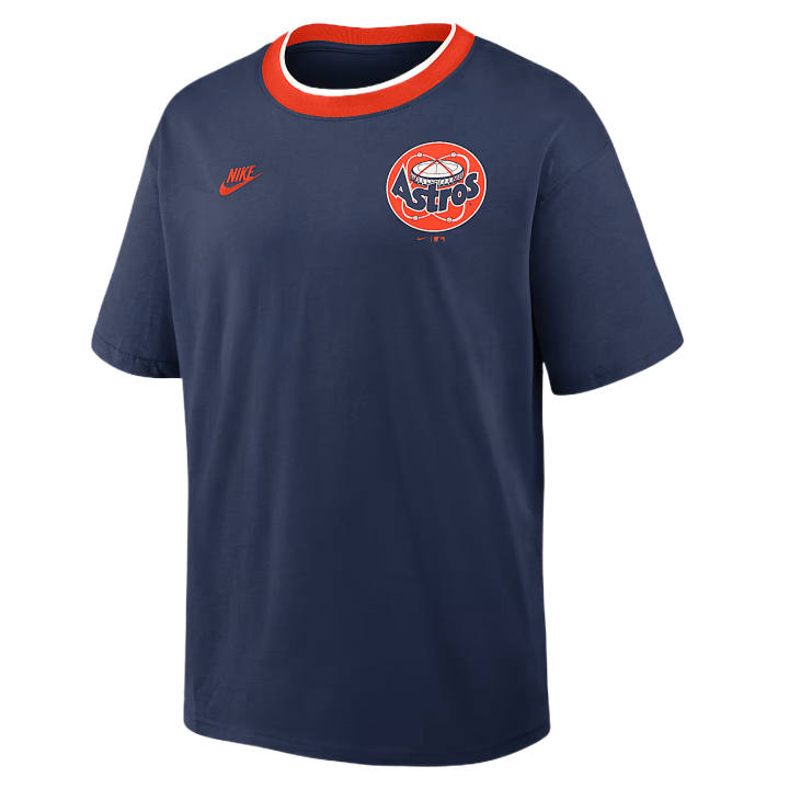 Nike Nike X MLB T Shirts Men's Marine Blue Crew Neck Moderate