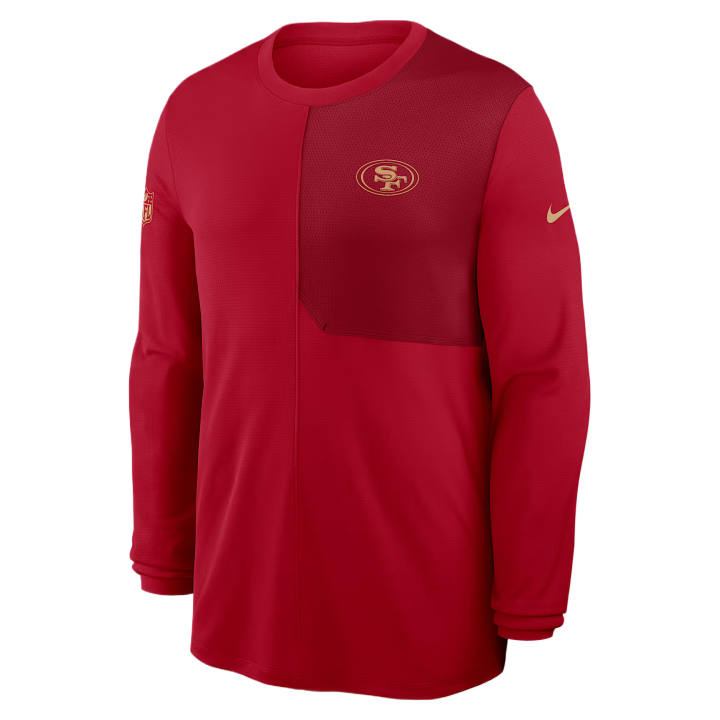 Nike Nike Dri Fit Sweatshirts Men's Red Crew Neck Moderate