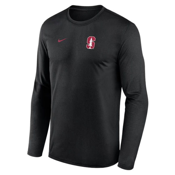 Nike Nike Dri Fit College T Shirts Men's Black Crew Neck