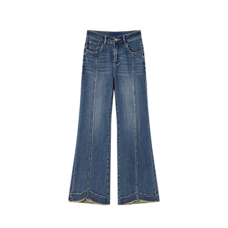 XIANGYING Jeans Women's Denim Blue Moderate Other