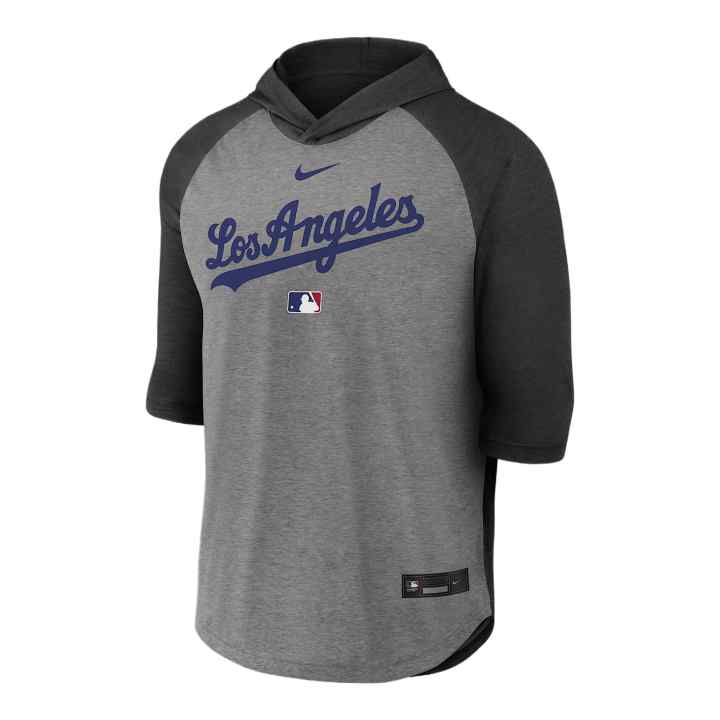 Nike Nike Los Angeles Dodgers Sportswear Men's Black Hooded Non Detachable Moderate