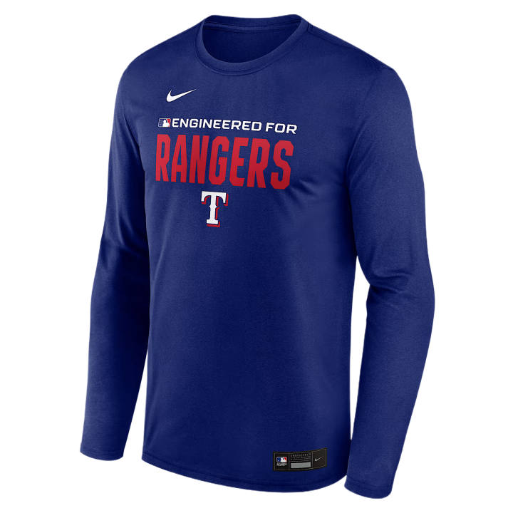 Nike Nike X MLB Dri Fit T Shirts Men's Royal Crew Neck