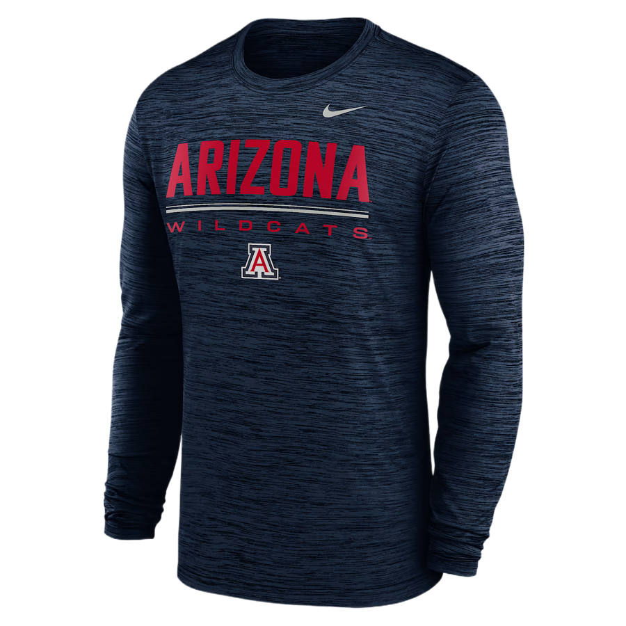 Nike Nike Arizona T Shirts Men's Marine Blue Crew Neck Moderate
