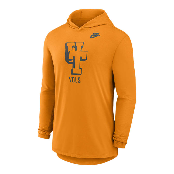 Nike Nike Sweatshirts Men's Orange Hooded Non Detachable Moderate