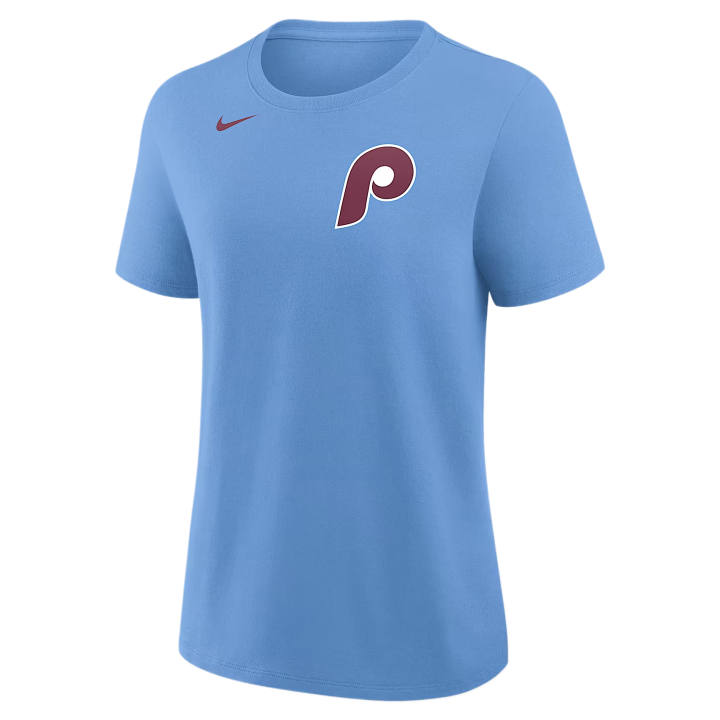 Nike Nike T Shirts Women's Light Blue Crew Neck Moderate