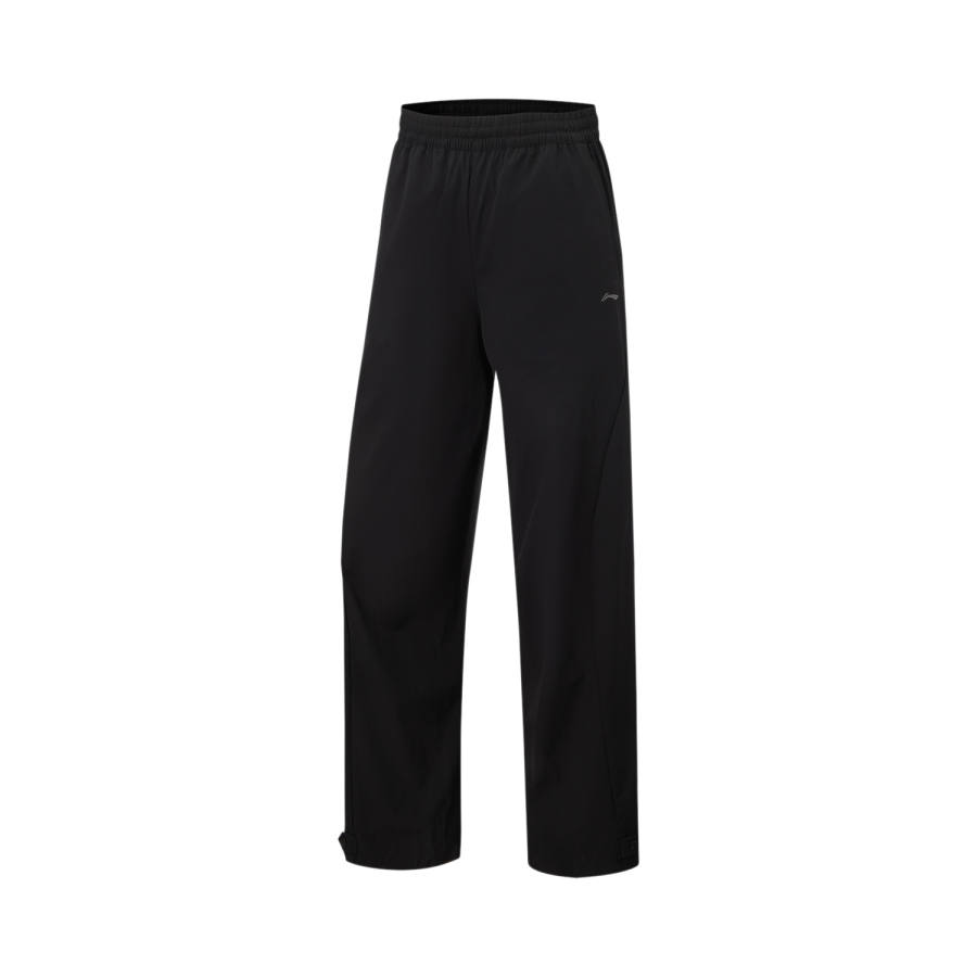 Li-Ning Li Ning Fitness Series Casual Pants Women's Black Moderate Straight Fit Pants