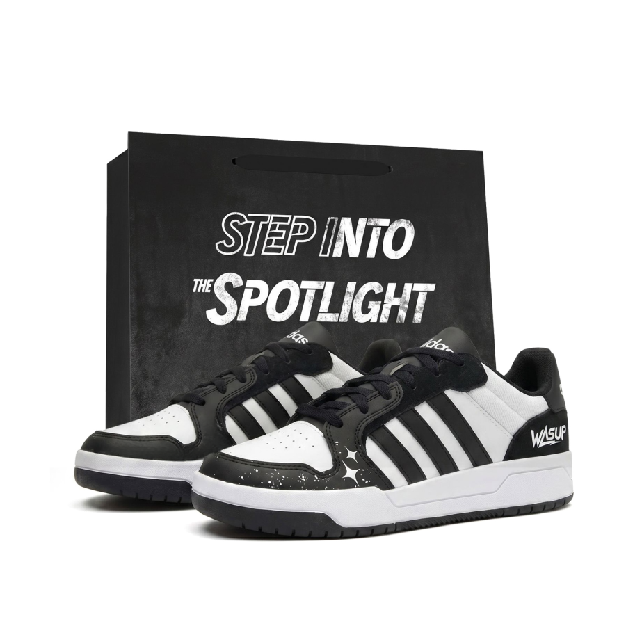 Adidas Adidas ENTRAP Skateboard Shoes Unisex Low Top Black/White