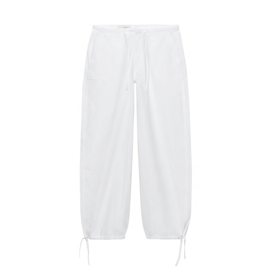 ZARA Casual Pants Women's White Moderate Straight Fit Pants