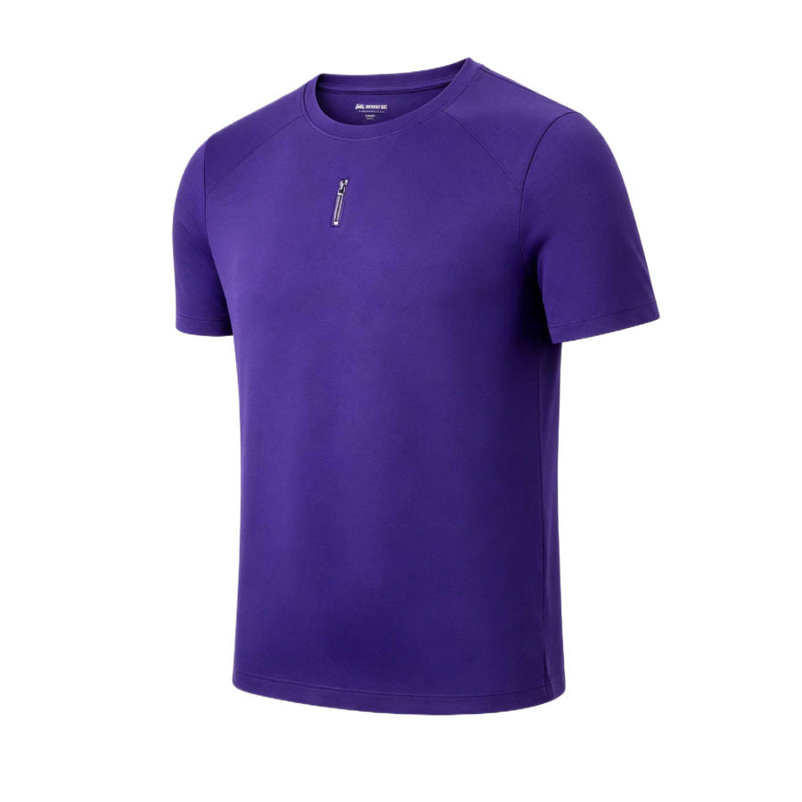 HOKA ONE ONE T Shirts Unisex Universe Purple Crew Neck Moderate