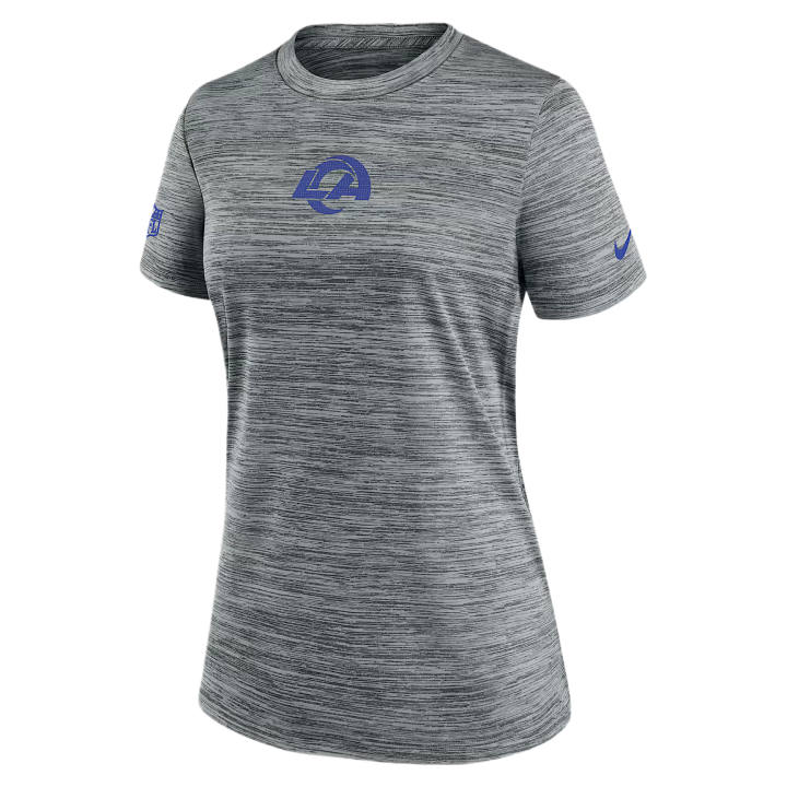 Nike Nike T Shirts Women's Gray Heather Crew Neck Moderate