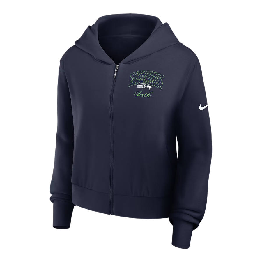 Nike Nike NFL Sweatshirts Women's Marine Blue Hooded Non Detachable Moderate