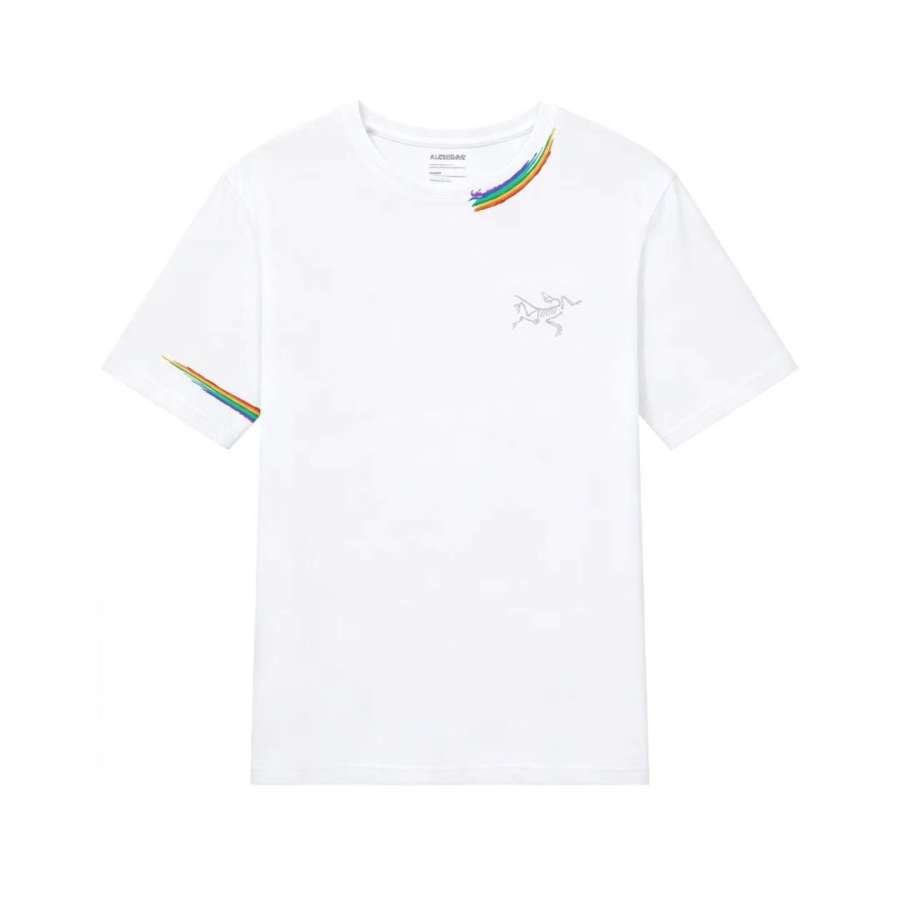 Arcteryx KRAGG T Shirts Unisex White Crew Neck Moderate