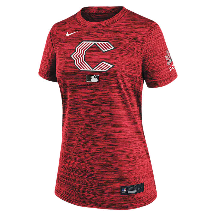 Nike Nike T Shirts Women's Red Crew Neck Moderate
