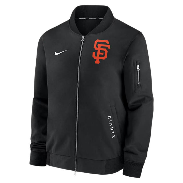 Nike Nike Jackets Men's Black Baseball Collar Moderate Other