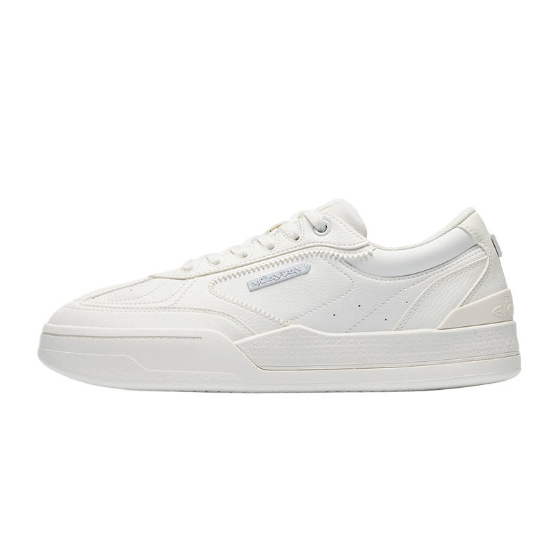 ANTA MOUNTAIN Skateboard Shoes Men's Low Top Papyrus White