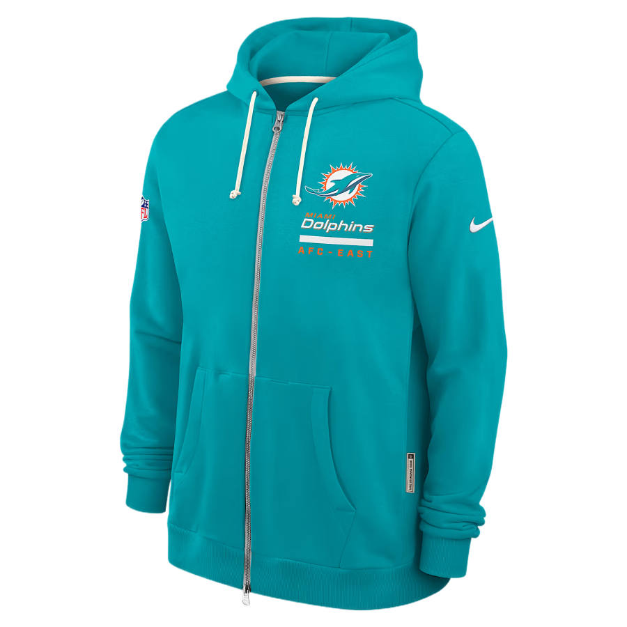 Nike Nike Dri Fit Sweatshirts Men's Aqua Blue Hooded Non Detachable Moderate