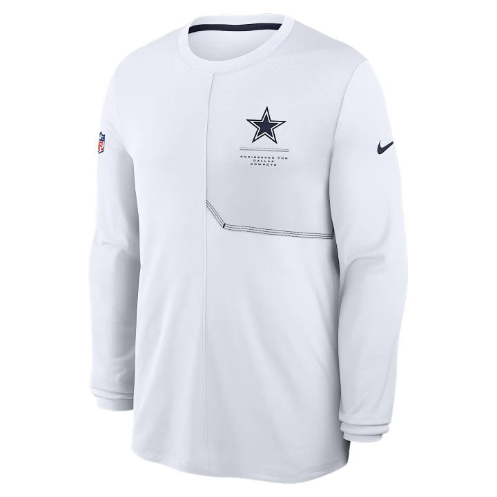 Nike Nike Dri Fit Sweatshirts Men's White Crew Neck Moderate