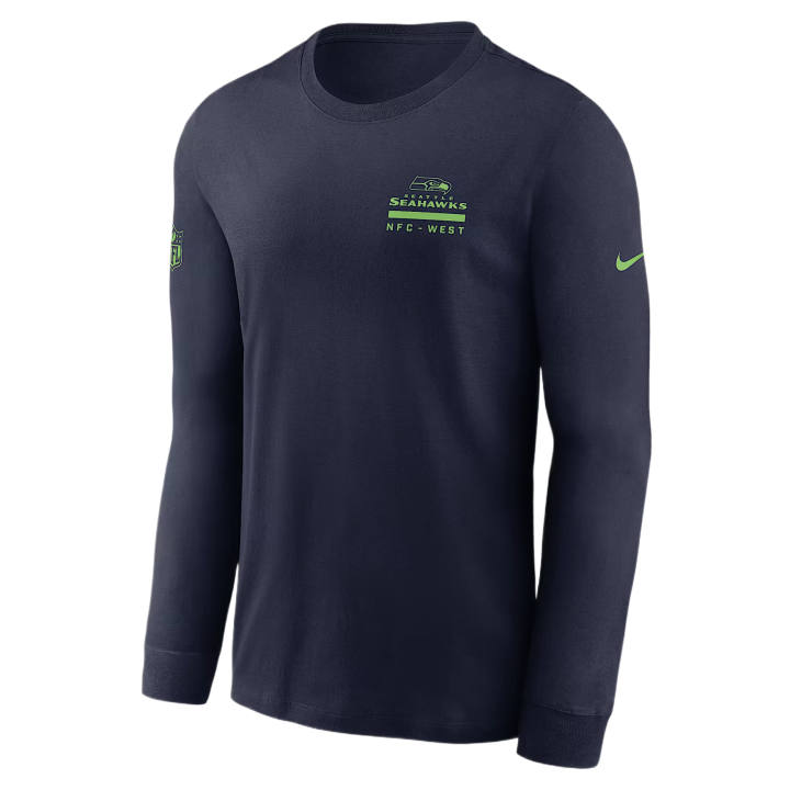 Nike Nike T Shirts Men's Marine Blue Crew Neck Moderate