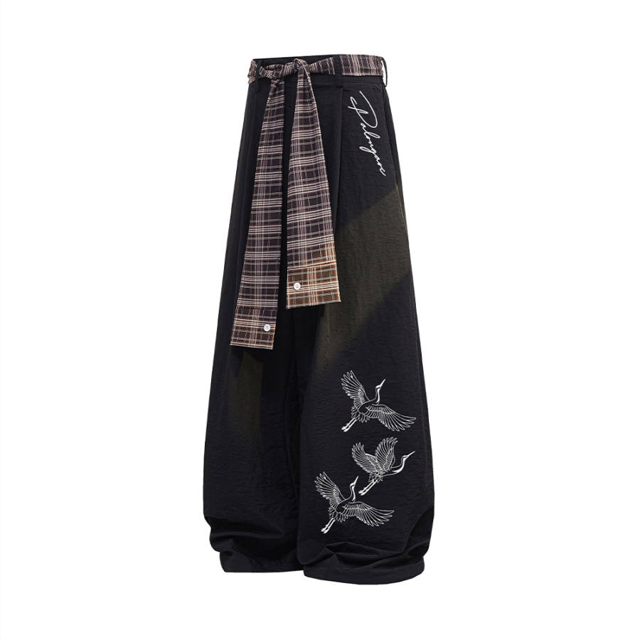 PAL ONGACO Casual Pants Unisex Moderate Straight Fit Pants