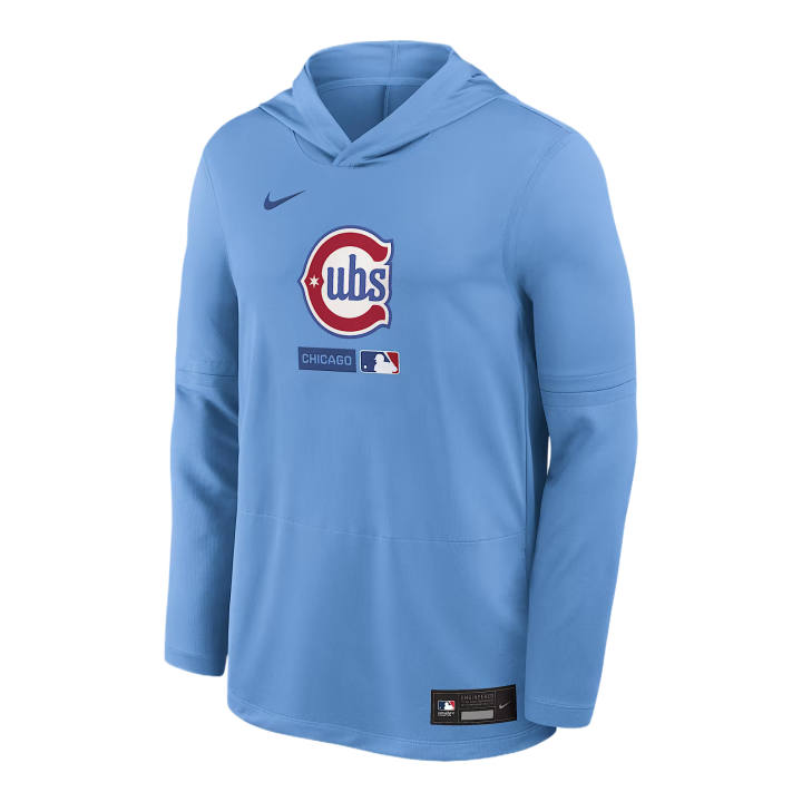 Nike Nike Sweatshirts Men's Light Blue Hooded Non Detachable Moderate Straight Fit
