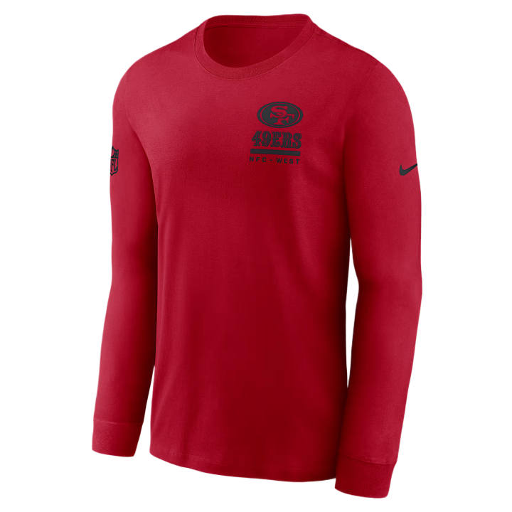 Nike Nike T Shirts Men's Red Crew Neck Moderate