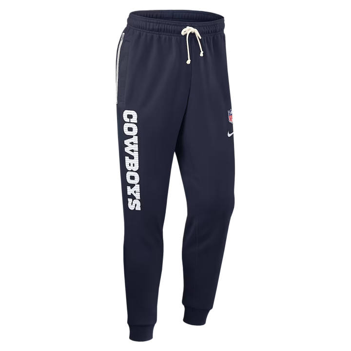 Nike Nike Dri Fit Knitted Sweatpants Men's Marine Blue Moderate Tapered Pants