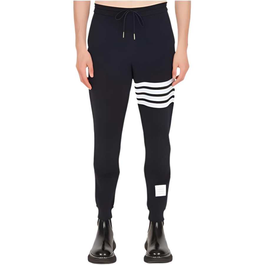 THOM BROWNE Thom Browne 4-Bar Drawstring Track Pants