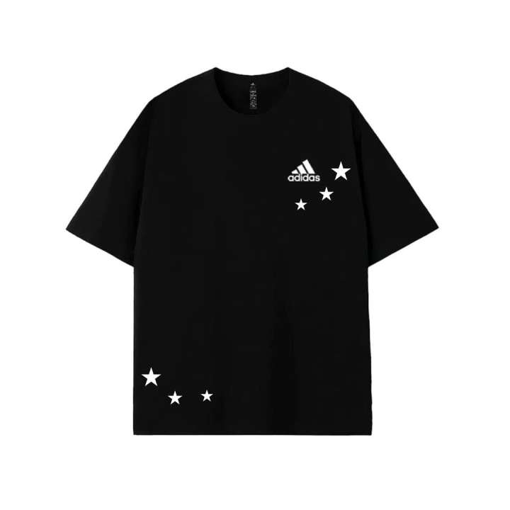 Adidas Adidas MUST HAVES T Shirts Unisex Black Crew Neck Thin Straight Fit