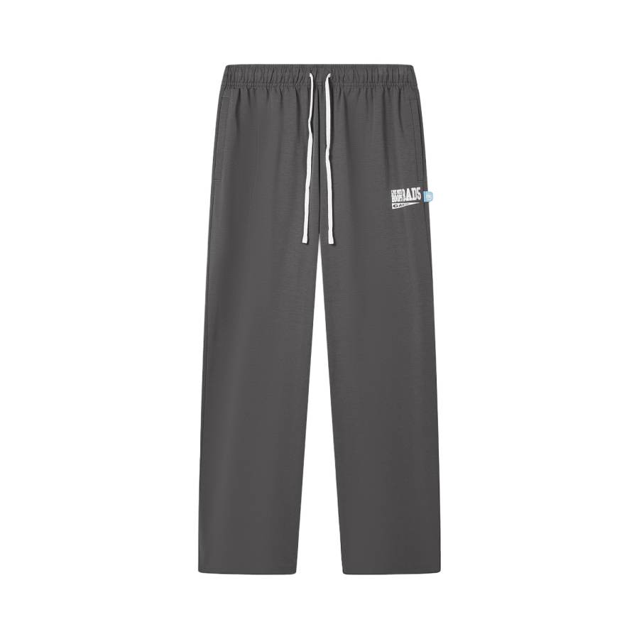Li-Ning Li Ning BADFIVE Knitted Sweatpants Men's Meteorite Gray Moderate Straight Fit Pants