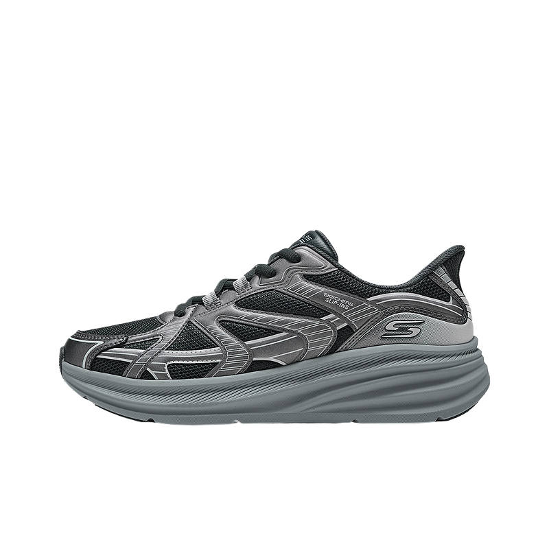 Skechers BOB'S MENS Running Shoes Men's Low Top Gray/Multicolor