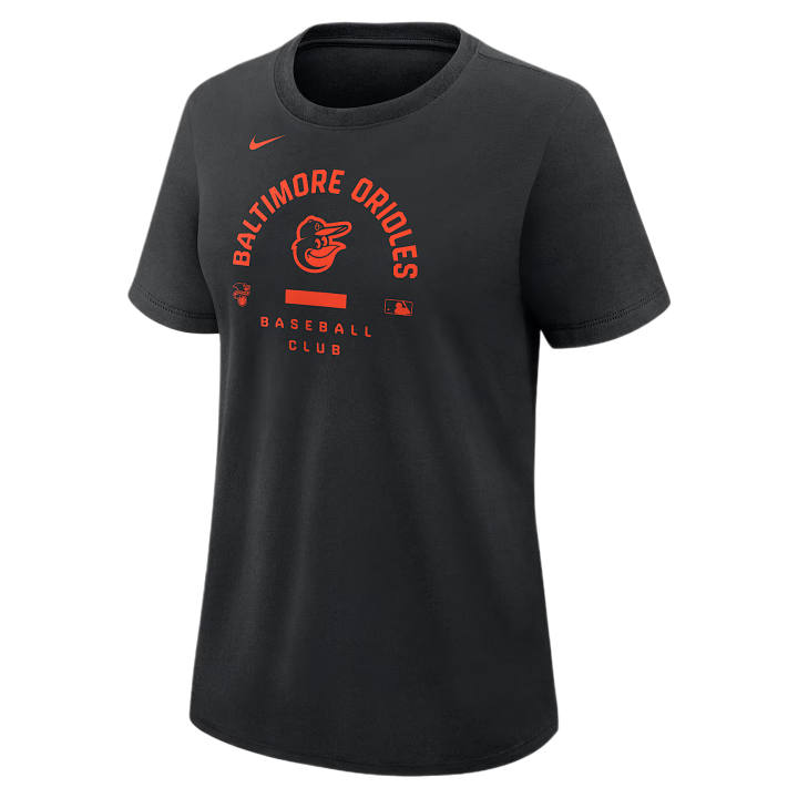 Nike Nike T Shirts Women's Black Crew Neck Moderate