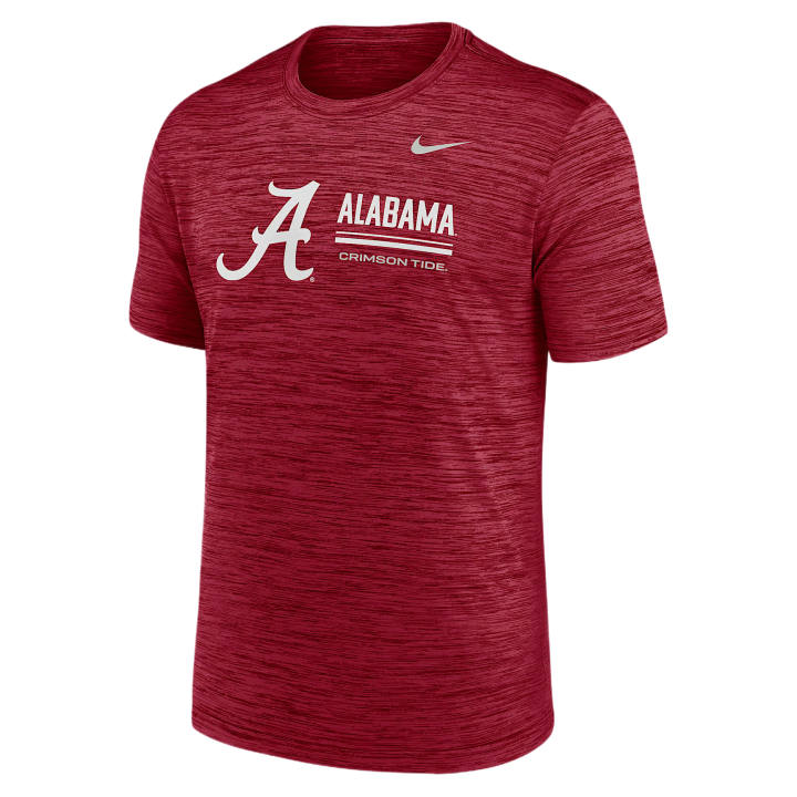 Nike Nike T Shirts Men's Team Crimson Crew Neck Moderate