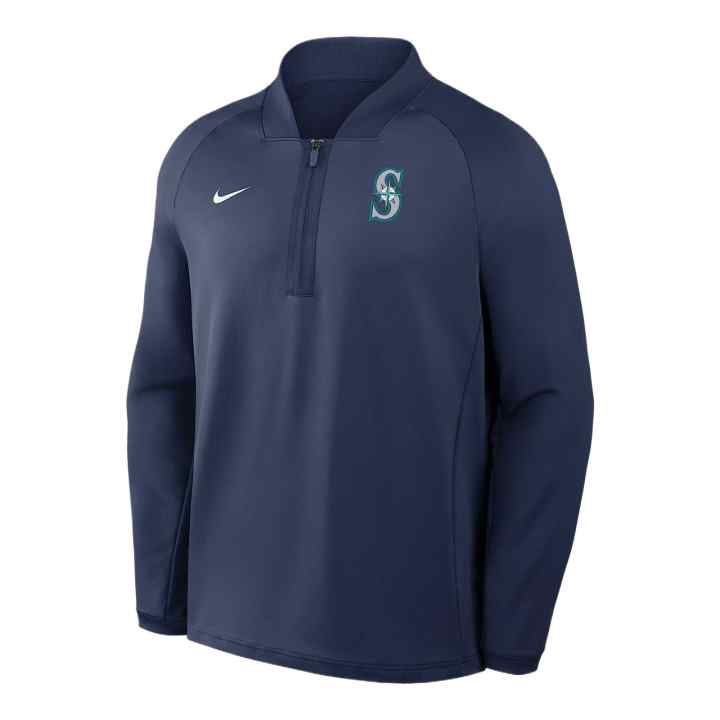 Nike Nike Seattle Mariners Sportswear Men's Marine Blue Stand Collar Moderate