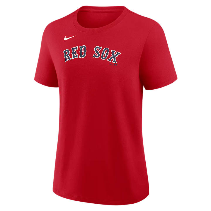Nike Nike T Shirts Women's Red Crew Neck Moderate